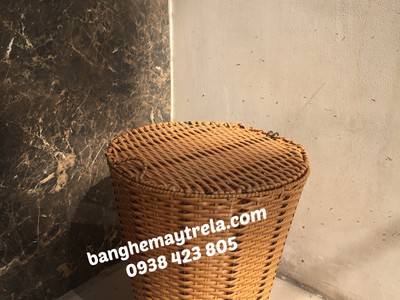 Giỏ vuông nhựa giả mây đựng đồ 3
