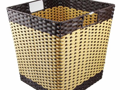 Giỏ vuông nhựa giả mây đựng đồ 4