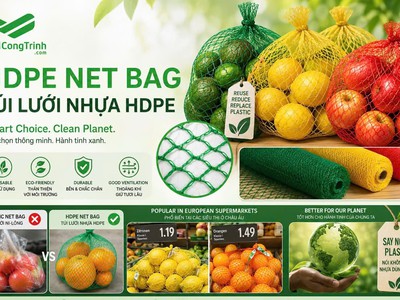 Túi lưới HDPE, túi lưới đựng nông sản, túi lưới đựng hải sản 0