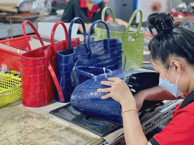 Sản xuất ví, thắt lưng, túi theo thiết kế riêng của thương hiệu 1