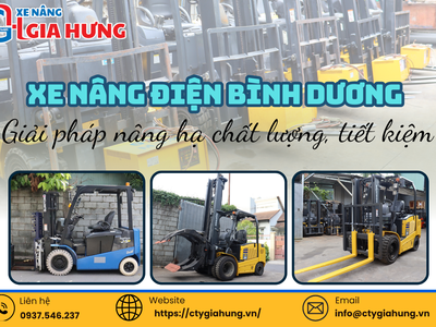 Xe Nâng Điện Bình Dương Giải Pháp Nâng Hạ Tiết Kiệm Cho Doanh Nghiệp 0