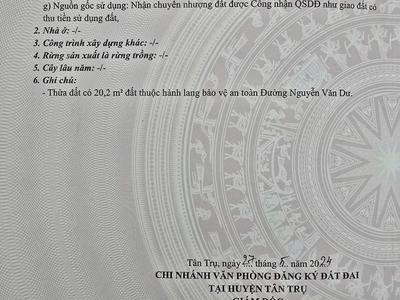 Bán đất thổ cư tân trụ - long an giá tốt 780 triệu có thương lượng 1