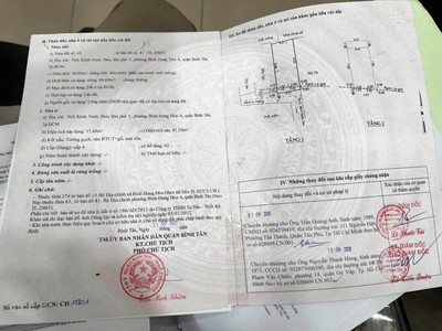 Nhà to nhà bé miễn đẹp là được2p qua tân phú,2 tầng,2pn,tặng nội thất. giá nhỉnh 5 tỷ 4