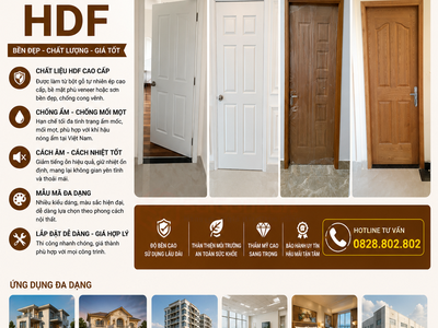 Cửa gỗ HDF Saigondoor 0