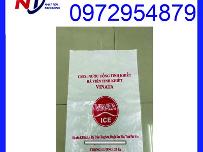 Chuyên cung cấp bao PP đựng nước đá, bao PP trắng đựng nước đá 13
