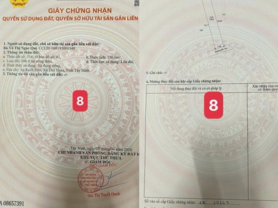 Mở bán 10 lô đất đô thị mặt tiền đường nhựa 6m   tại xã thủ thừa, tây ninh giá chỉ từ 689 triệu/lô 4