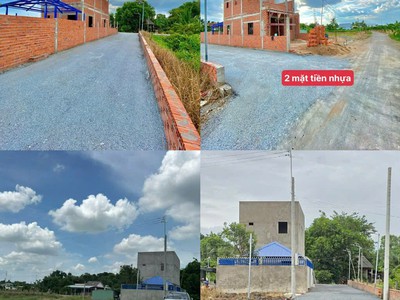 Mở bán 10 lô đất đô thị mặt tiền đường nhựa 6m   tại xã thủ thừa, tây ninh giá chỉ từ 689 triệu/lô 1