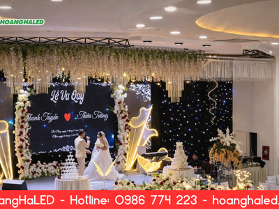 Lắp Đặt Màn Hình LED Đám Cưới Đẹp, Sắc Nét Cho Nhà Hàng Tiệc Cưới 3