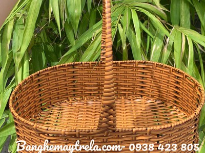 Khay để đồ mây nhựa 5