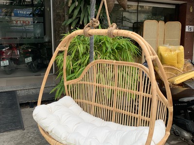 Xích đu đôi mây tự nhiên 4
