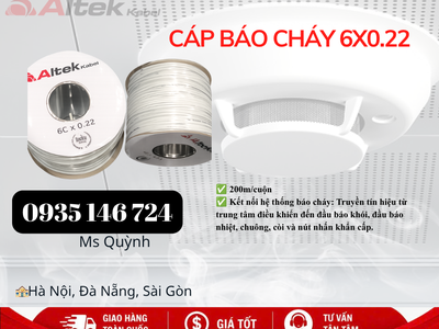 Cáp âm thanh báo cháy 6x0.22mm2 Altek Kabel 2