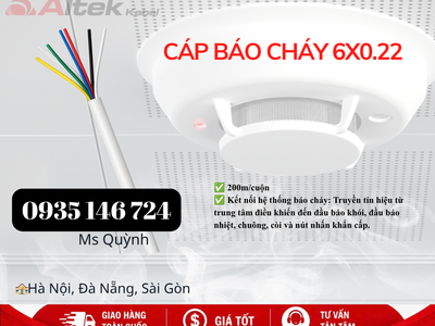 Cáp âm thanh báo cháy 6x0.22mm2 Altek Kabel 1