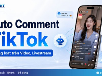 Auto comment TikTok với phần mềm MKT Tikpro 0