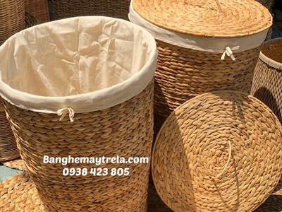 Giỏ đựng đồ mây tre đan- Thùng mây đựng quần áo 1