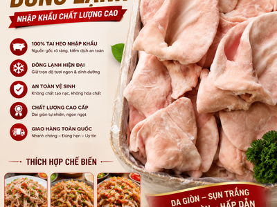 Tai Heo Đông Lạnh Nhập Khẩu Giá Rẻ Hàng Chính Ngạch 0