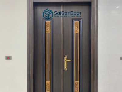 Cửa thép vân gỗ cao cấp khẳng định đẳng cấp từ lối vào 0