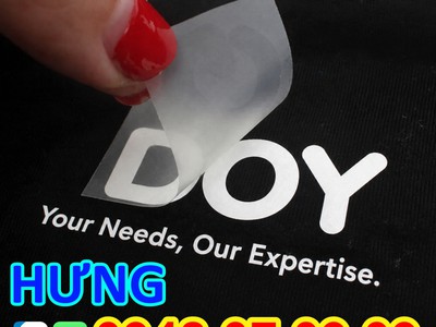 Nhãn ép nhiệt phổ biến trong sản xuất quần áo may mặc 4