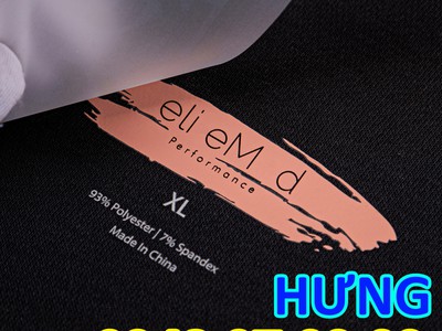Nhãn ép nhiệt phổ biến trong sản xuất quần áo may mặc 11