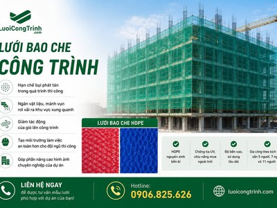 Lưới bao che, lưới chống  bụi 0