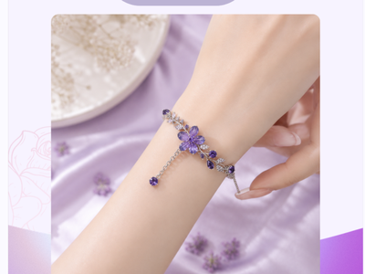 Vòng Tay Nữ Cánh Hoa Thì Thầm Vẻ Đẹp Nhẹ Nhàng Dành Cho Cô Gái Hiện Đại 0