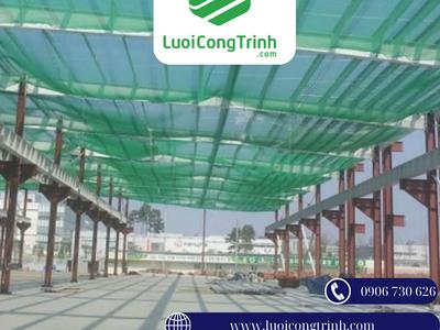 Lướ an toàn cản vật rơi, Lướ an toàn thi công nhà thép 0