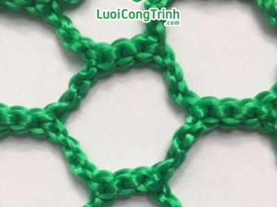 Lướ an toàn cản vật rơi, Lướ an toàn thi công nhà thép 4