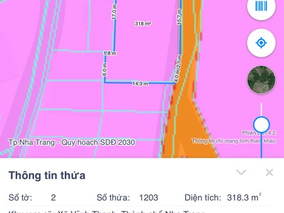 Bán đất 2 mặt tiền đường Phú Trung   Vĩnh Thạnh, Nha Trang, diện tích lớn 318,3m2 0