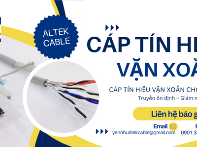 Cáp Tín Hiệu Vặn Xoắn Chống Nhiễu RS485 ALTEK KABEL 0
