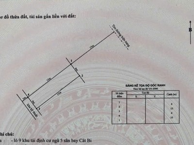 Bán lô đất lô 9 lê hồng phong, hải an, hải phòng vị trí đẹp, tiềm năng kinh doanh 2