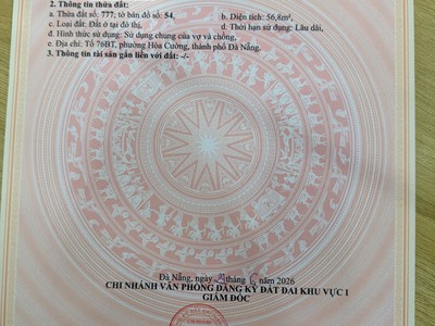 Chính chủ cần bán 3 lô đất kiệt 3m đường Trưng Nữ Vương 3