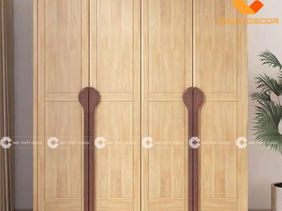 Tủ Quần Áo Gỗ Tự Nhiên Đa Năng, Thanh Lịch 2