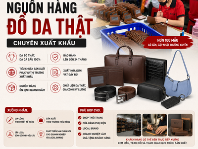 Đồ da chuyên xuất khẩu - tuyển sỉ toàn quốc 0