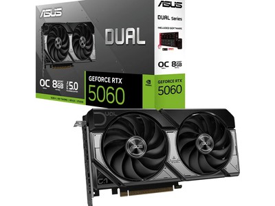 Card màn hình Asus Dual GeForce RTX 5060 8GB GDDR7 OC Edition 0