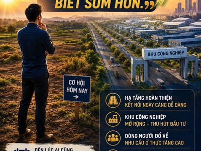 Đất sát khu công nghiệp   có sẵn thổ cư   giá chỉ từ 340 triệu  4