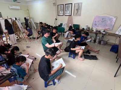 Lớp học vẽ ARC Hà Nội 1