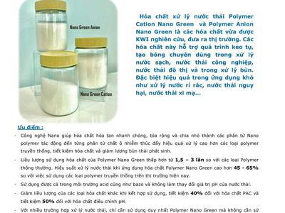 GREE Cung Cấp Polymer Nano Green Anion Trong Xử Lý Nước Thải Và Quá Trình Ép Bùn giá chỉ 40.000đ 1