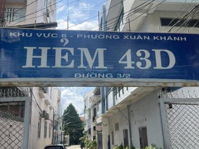 Chính chủ bán nhà riêng hẻm 43d, đường 3/2, 64m , 3,6 tỷ 0