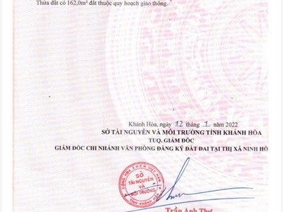 Bán đất lam sơn   ninh sim, ninh hòa, khánh hoà. full thổ cư 3
