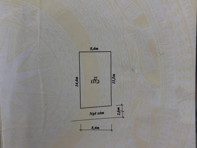 Cần tiền bán gấp lô đất 117m2 tại thôn cốc hạ 2, thanh hóa, giá đầu tư 0