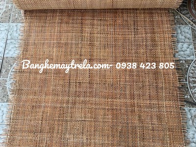Tấm mây tự nhiên đan caro- Lưới mây caro trang trí 2