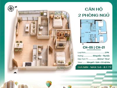 Cập nhật Layout mới nhất chung cư cao cấp The Sunrise Bay Hạ Long 1