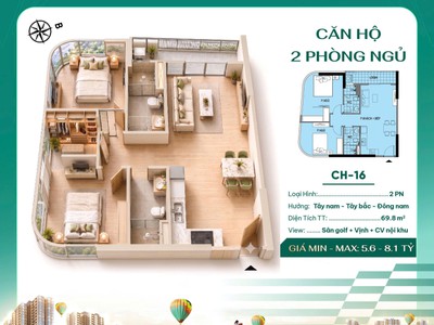 Cập nhật Layout mới nhất chung cư cao cấp The Sunrise Bay Hạ Long 2