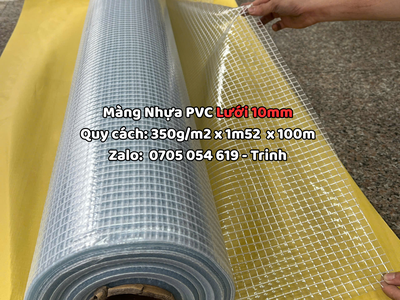 Cuộn nhựa pvc lưới 10mm bền chắc, đa dạng ứng dụng 0