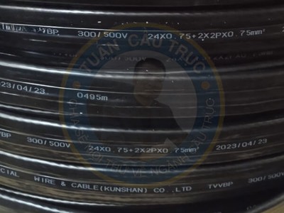 Cáp Điện Dẹt 24C 0.75 02 Chống Nhiễu 1