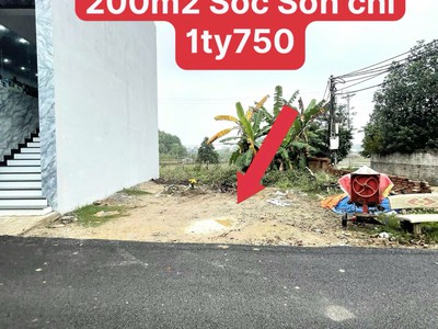 200m  đất sóc sơn   gần sân bay nội bài 0