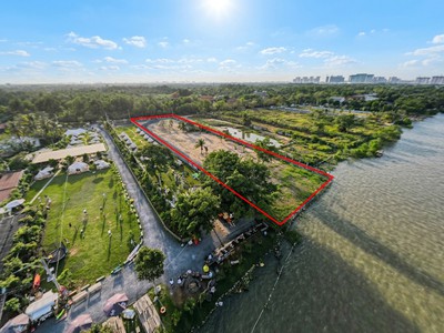 O2718   đất vàng mặt tiền đường số 5 long phước đối diện nhà thờ tổ - view sông 6x tỷ 0