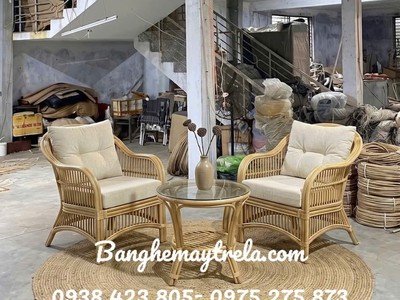 Bàn ghế mây phòng ngủ 1