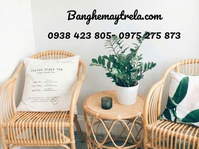 Bàn ghế mây phòng ngủ 4