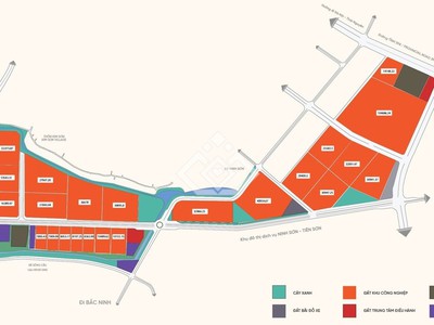 Đất công nghiệp KCN Tiên Sơn - Ninh Sơn, Bắc Ninh Sổ Đỏ Đến 2075. 2