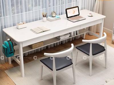 Bàn Làm Việc 2 Người Gỗ Tự Nhiên Hiện Đại Rất Được Ưa Chuộng 0
